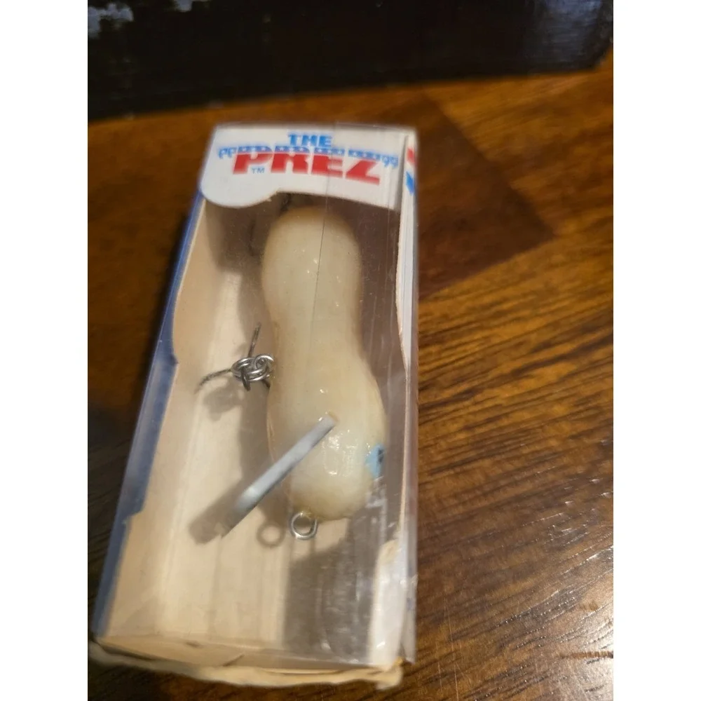 Vintage Cotton Cordell Fishing Lure. The Prez Jimmy Carter Peanut Lure With Box